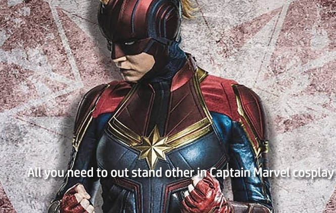  All you need to out stand other in Captain Marvel cosplay